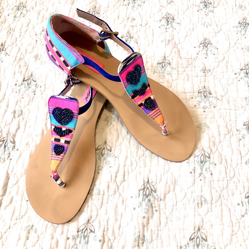 BETSY JOHNSON women’s sandals size 7.5